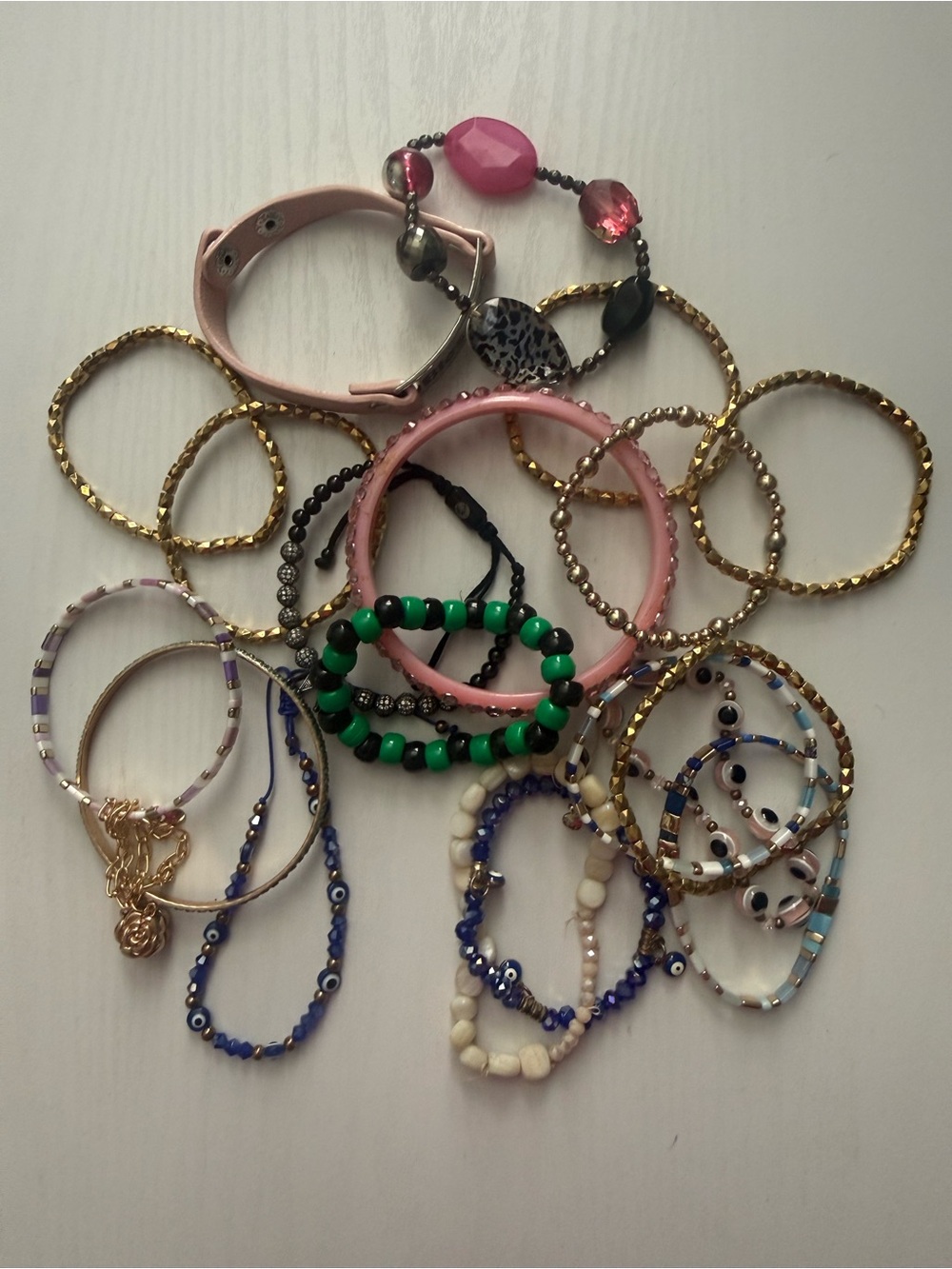 Multiple Women's Mixed Bracelet Bundle Set